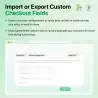 Prestashop Custom Checkout Fields:PrestaShop Data Entry