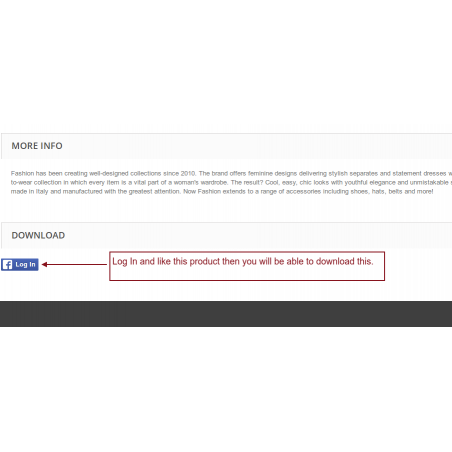 PrestaShop Like to Download