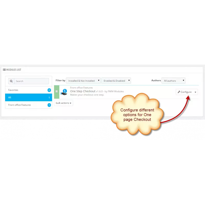 One Step Checkout