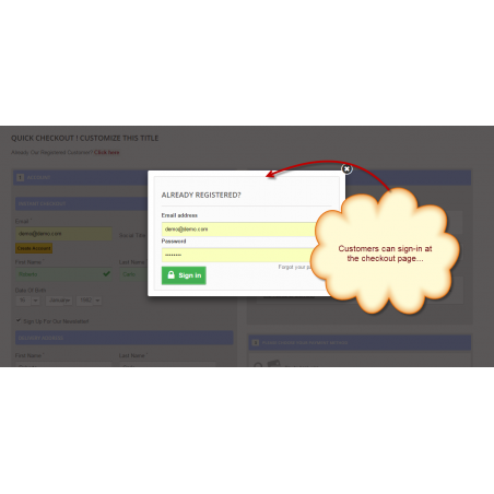 Responsive One Step Checkout