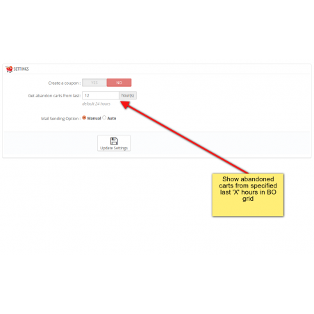 Prestashop Abandoned Cart Module