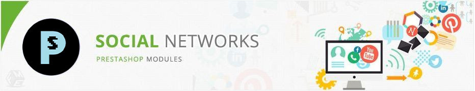 I migliori social network PrestaShop, moduli di condivisione e media, estensioni e plugin