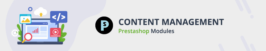 Módulos de gestión de contenidos de PrestaShop