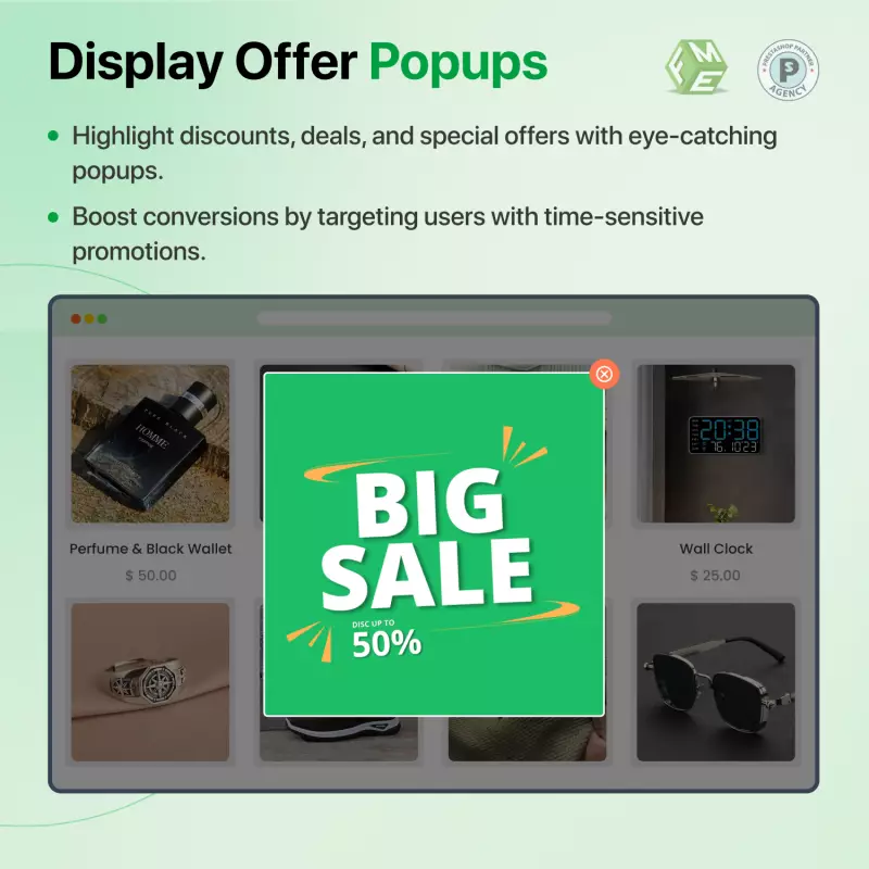 Display Offer Popups
